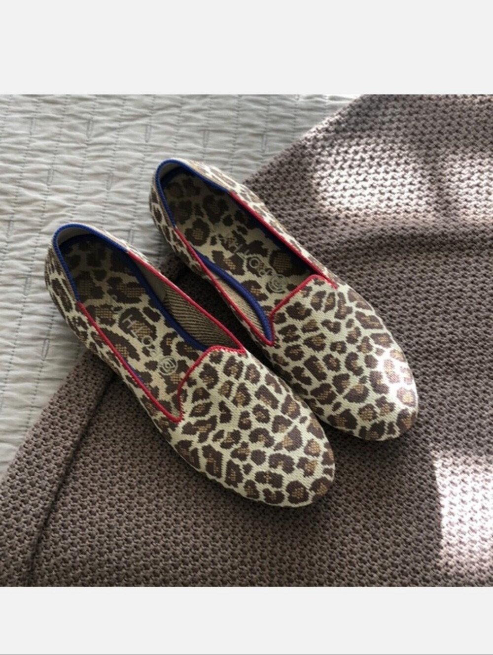 Rothy’s mocha spot loafers size 10.5